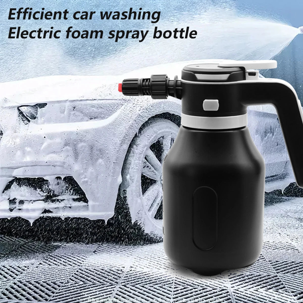 2L Electric Pressure Washer | Auto-Boost & IPX5 for Car/Motorcycle/Bike | Portable Foam Cannon, 3 Cars/Charge