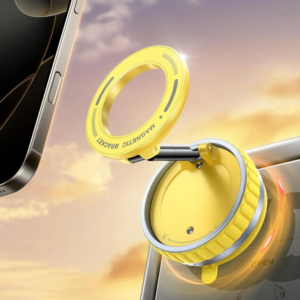 Support magnétique de téléphone de voiture à vide à 360° amélioré 2026 pour Magsafe [Aspiration la plus puissante de plus de 96 livres et aimant le plus puissant de 2800 gf]