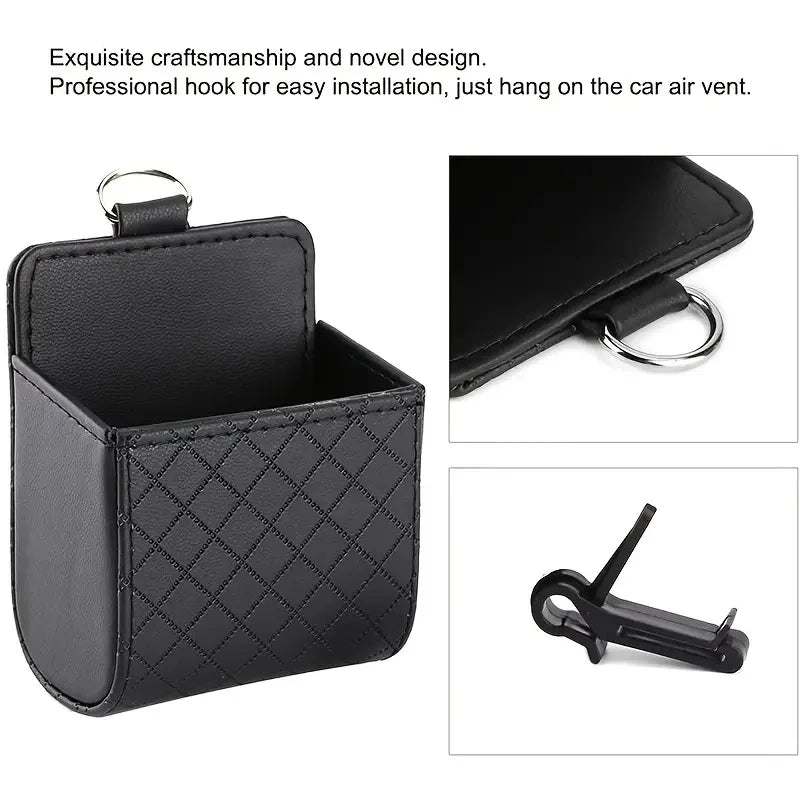 Car Phone Holder Air Vent + Storage Box