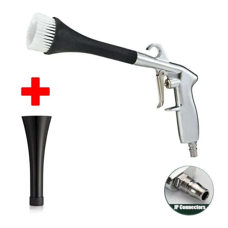 High Pressure Dust Blowing Gun Tornado Air Blow Car Wash Gun Efficient Dry Cleaning Gun Professional Car Interior Cleaning Tools