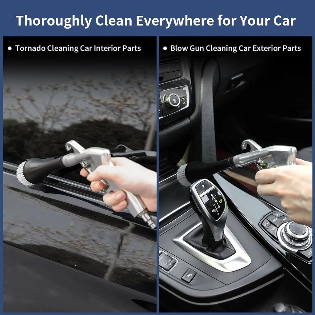 Tornado Air Blow Gun for Car Interior Cleaning
