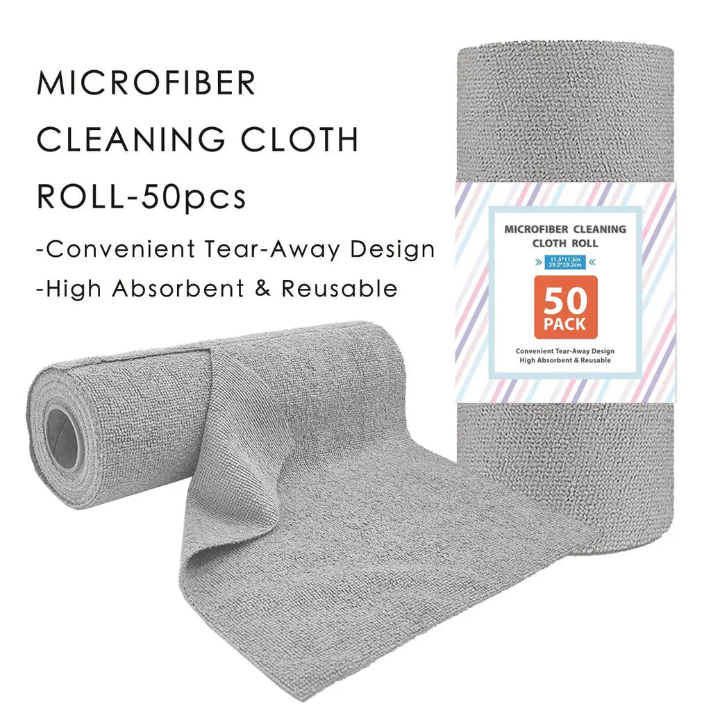 Reusable Microfiber Cleaning Towels 50pcs
