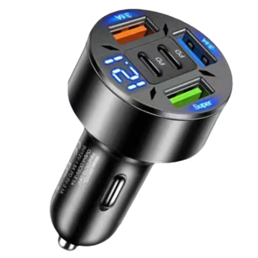 250W 5-Port Car Charger PD QC3.0