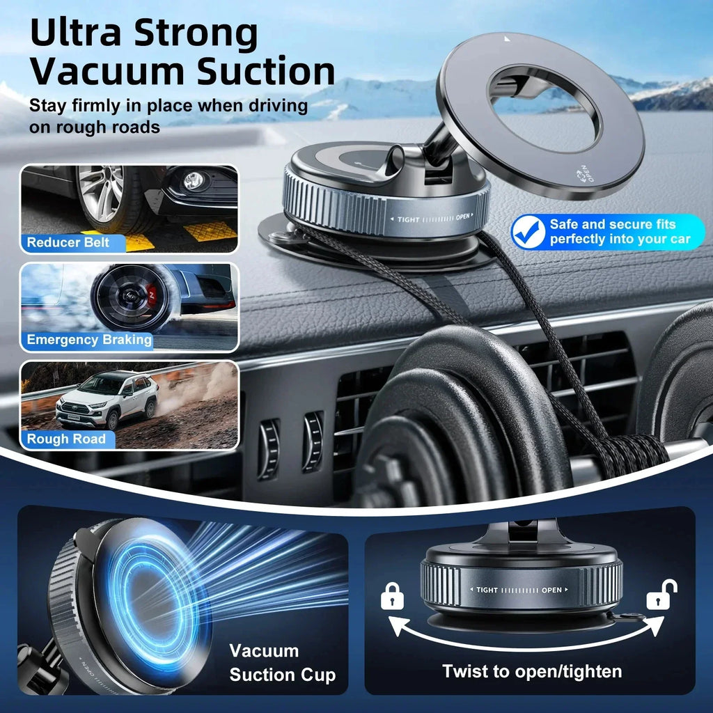Foldable 360° Magnetic Car Phone Mount
