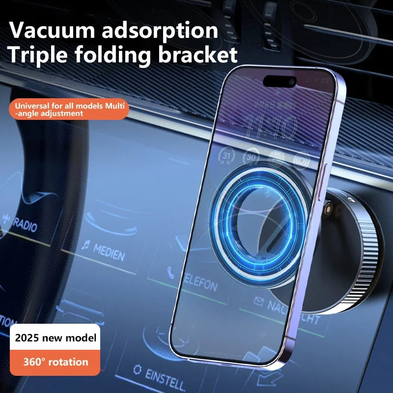 Foldable 360° Magnetic Car Phone Mount