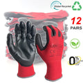 Gants de travail en nitrile avec revêtement PU sur la paume (lot de 24/12 paires) - Fournisseurs professionnels de sécurité