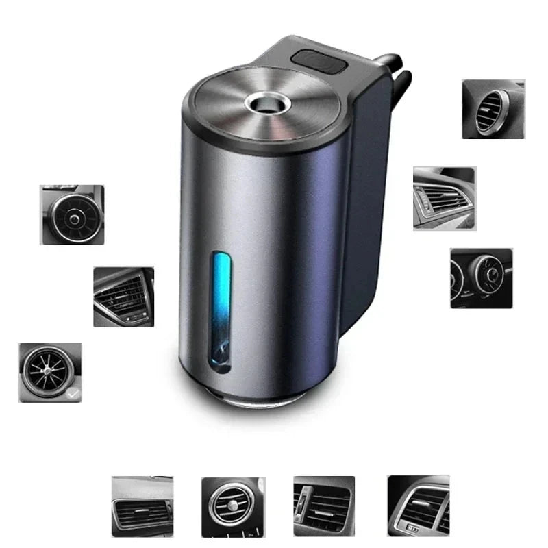 Electric Car Air Freshener - Essential Oil Aroma Diffuser with Mist Humidifier