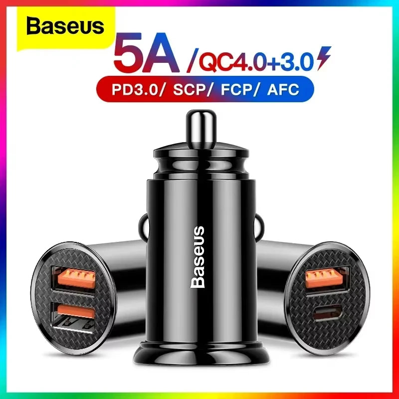 Baseus 30W QC4.0 USB Car Charger