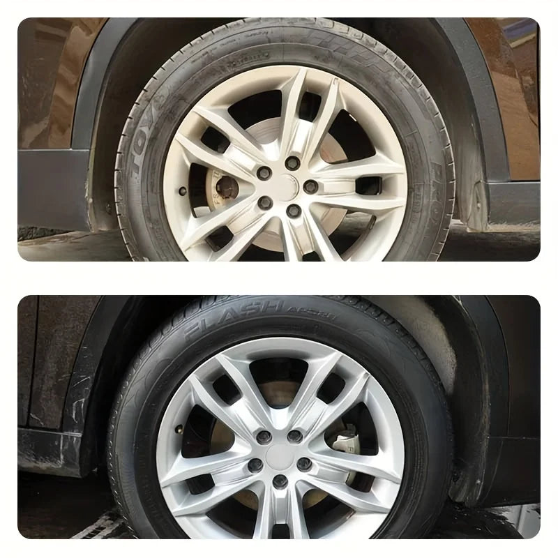 Black Shiny Tire Wax - Long-Lasting Protection & Shine for All Tire Types