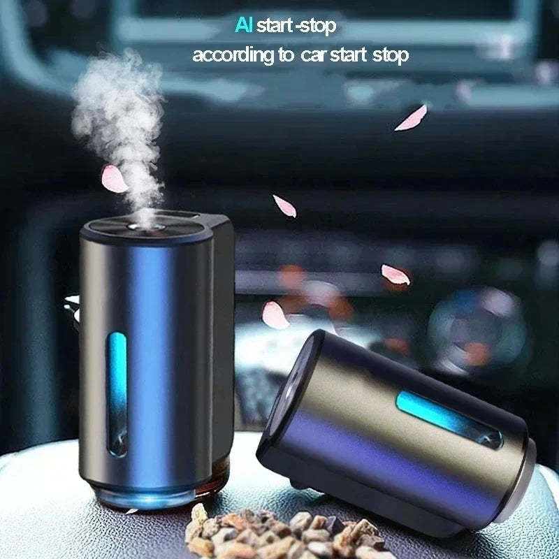 Electric Car Air Freshener - Essential Oil Aroma Diffuser with Mist Humidifier