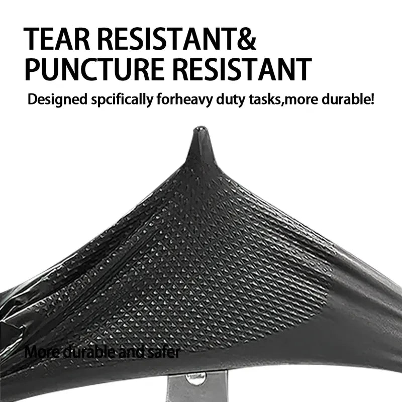 Industrial Black Nitrile Gloves 8mil Heavy Duty Disposable Gloves with Diamond Textured Latex Free Mechanic Tattoo Auto Gloves