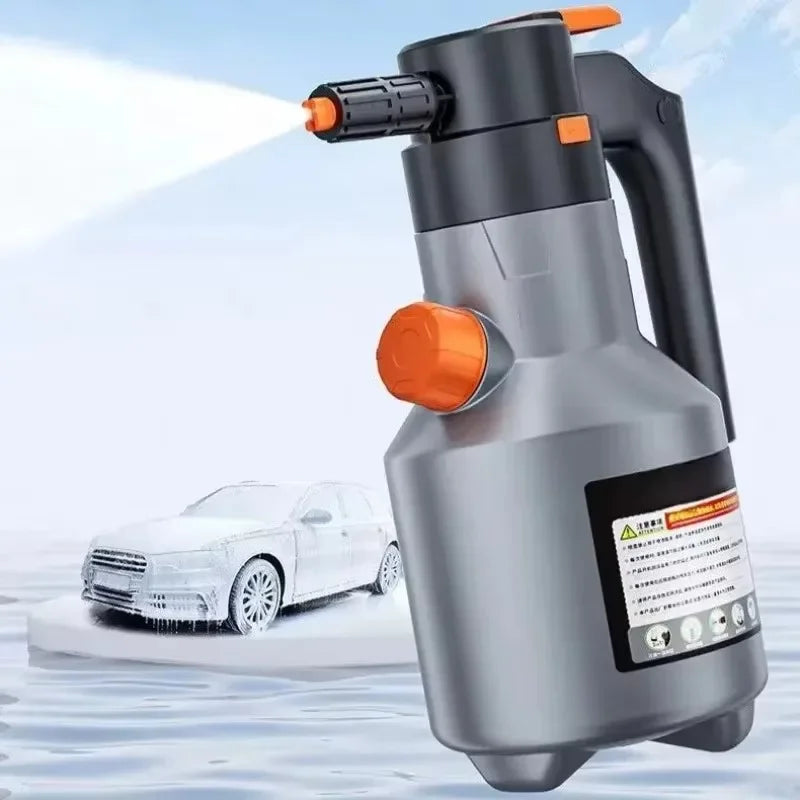 Electric Car Foam Sprayer Pressurized Soap Sprayer High Pressure Fine Foam Automatic Foam Washer Exterior Car Washing Accessory