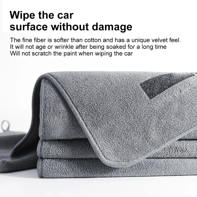Plush Microfiber Car Wash & Drying Towel
