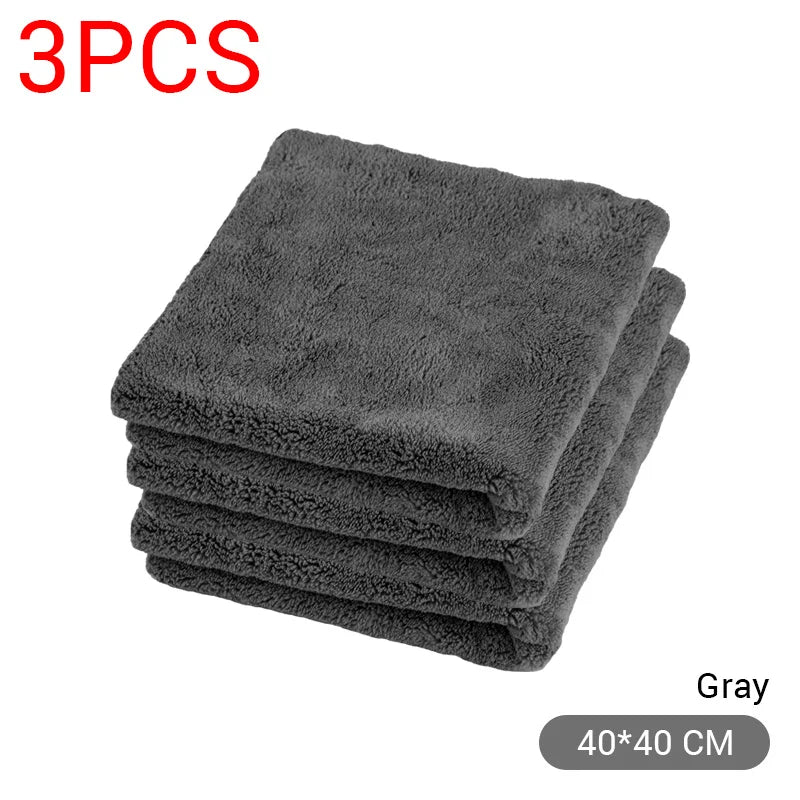 Microfiber Cleaning Cloths 40x40cm — 1/3/6/9pcs