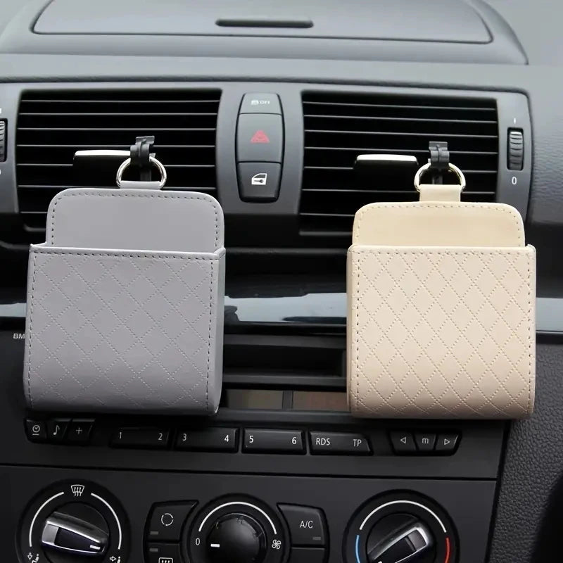 Car Phone Holder Air Vent + Storage Box